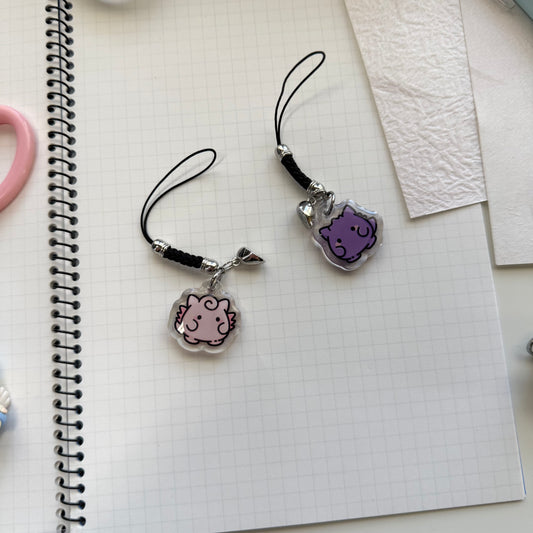 Star Fairy and Night Ghost Pals Matching Charm Set