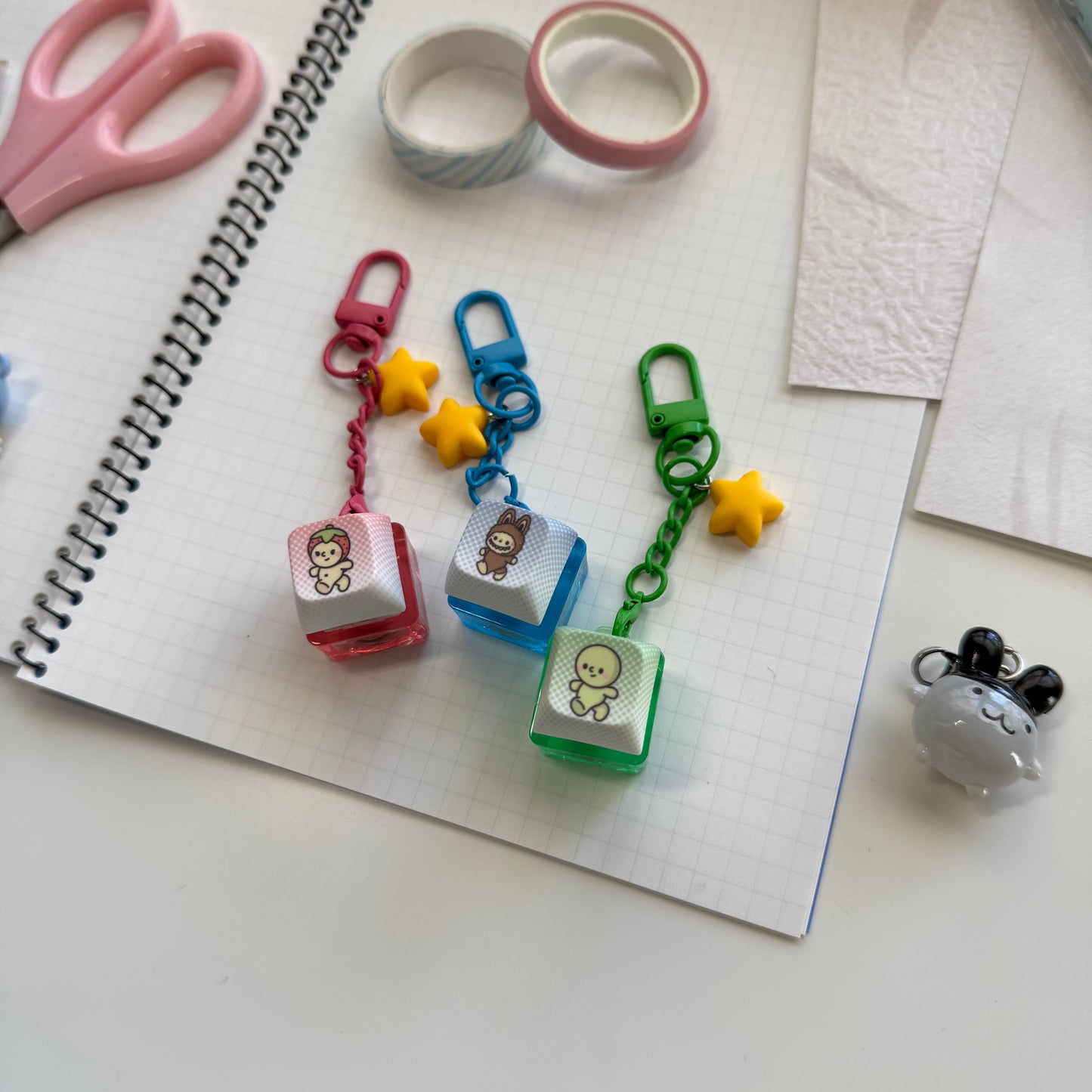 Trinkets Clicky Keychian