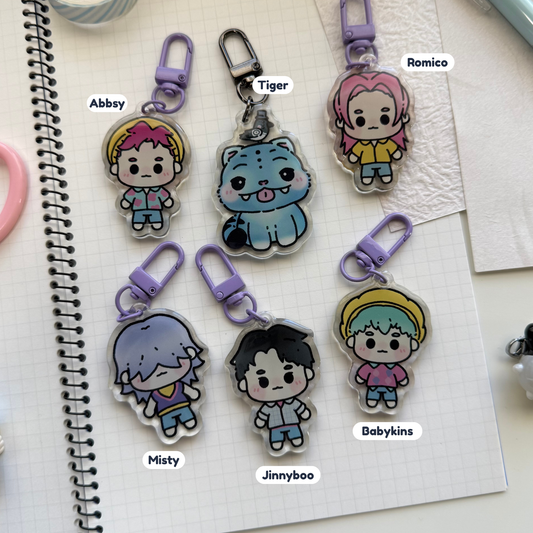 K-Pop Boys Keychain