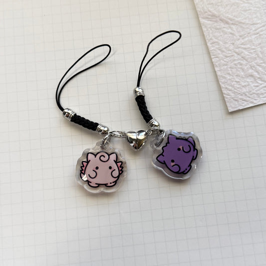 Star Fairy and Night Ghost Pals Matching Charm Set