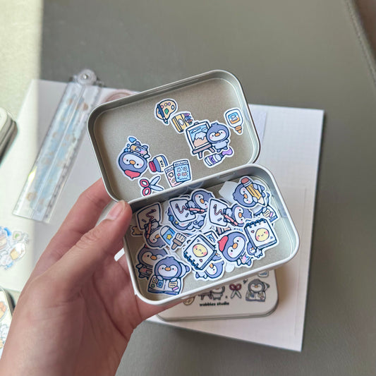 Wobbles Sticker Flakes Tin