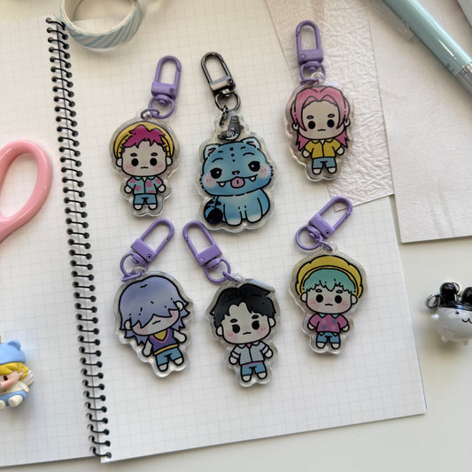 K-Pop Boys Keychain