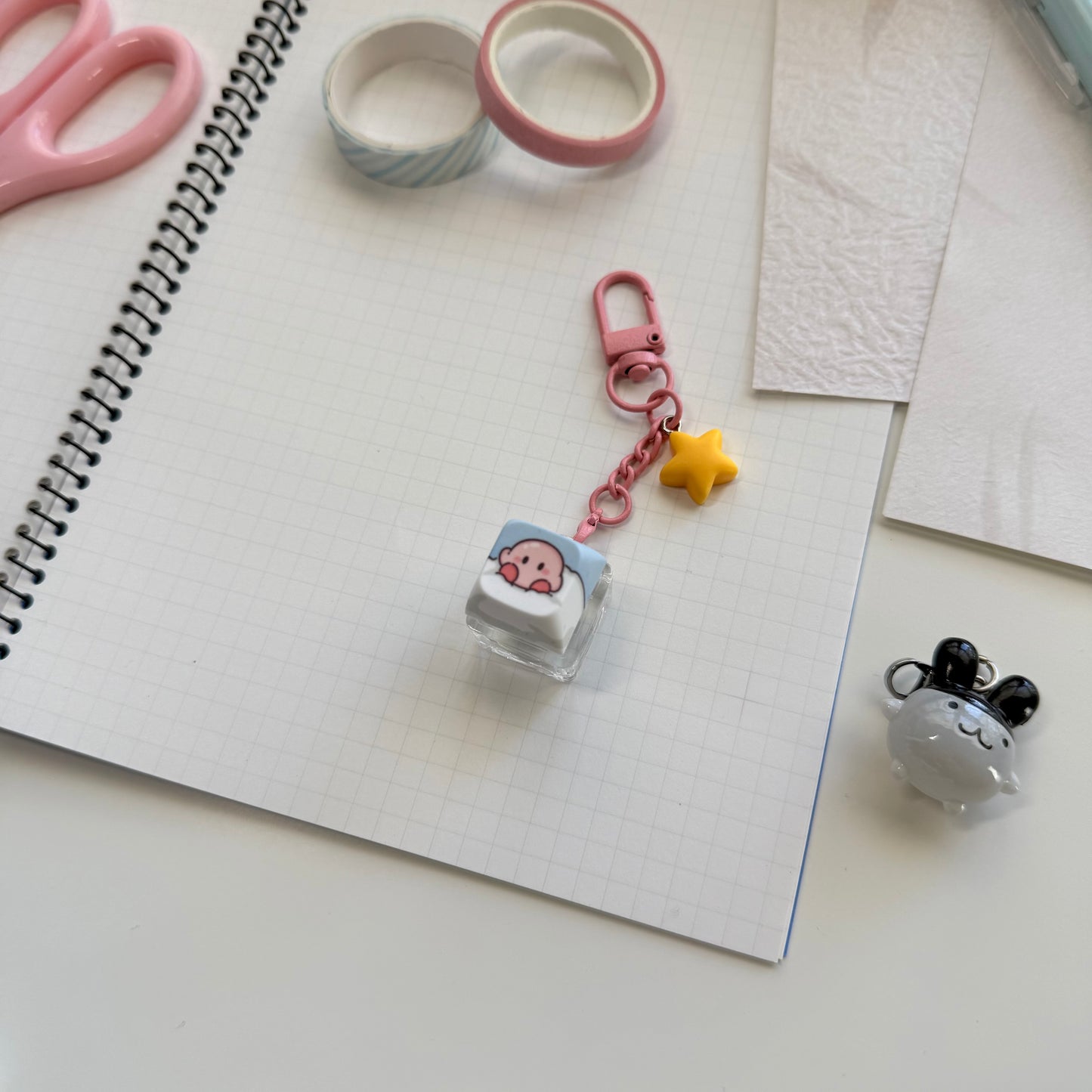 Pinky Click Keychain