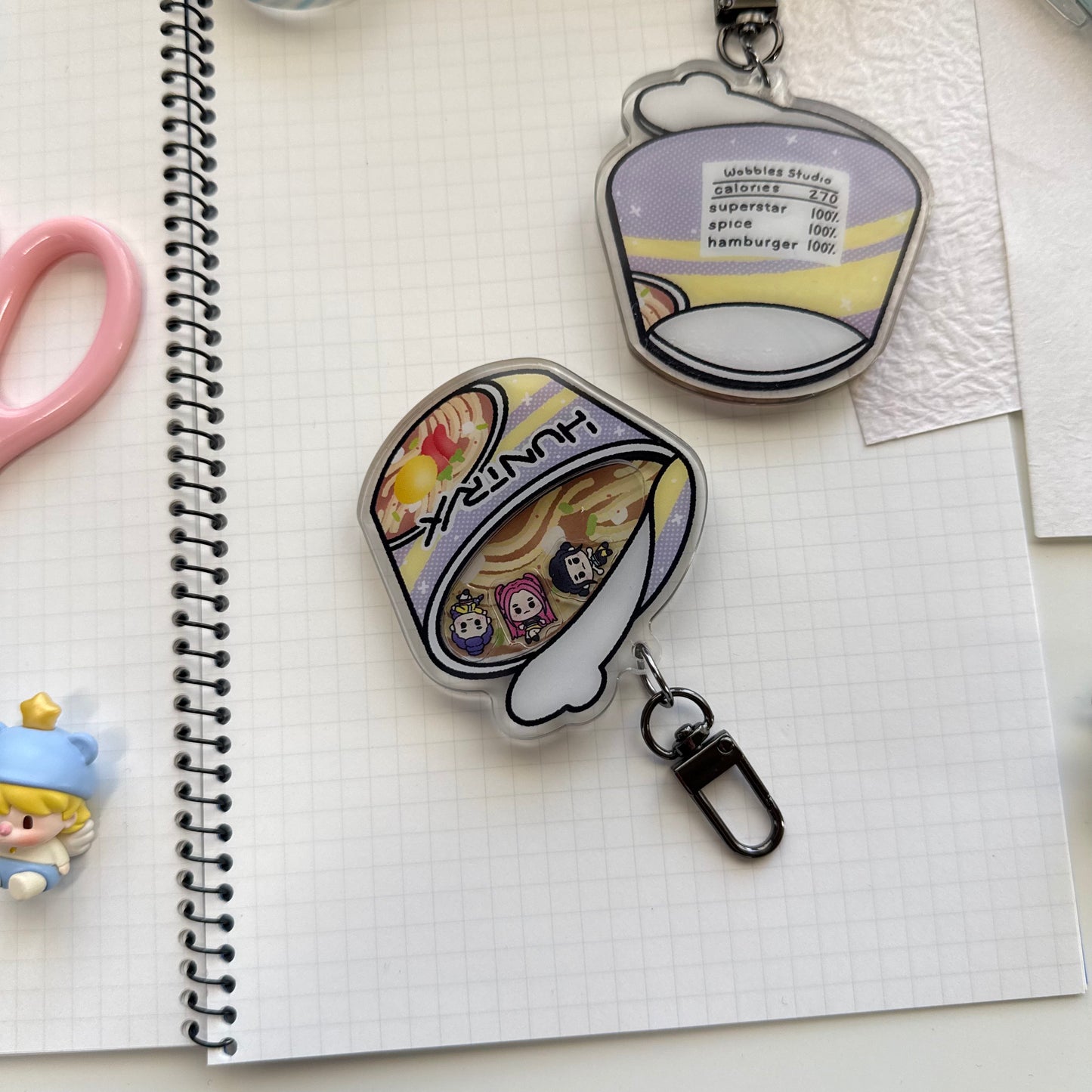 K-Pop Girls Shaker Keychain