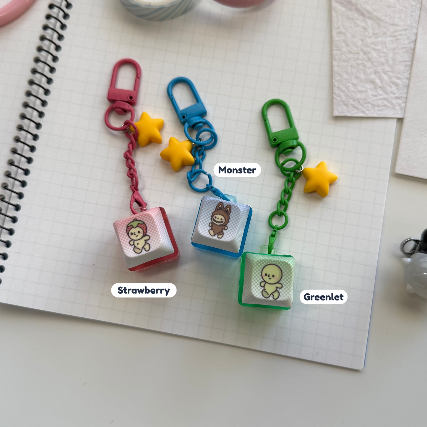 Trinkets Clicky Keychian