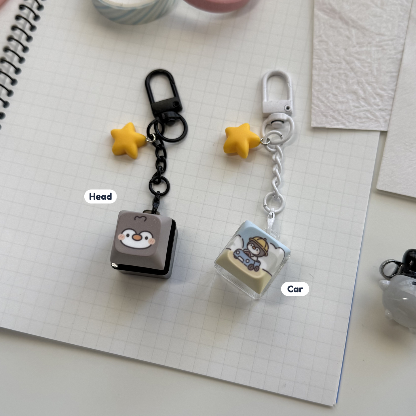 Wobbles Clicky Keychains
